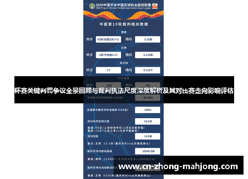杯赛关键判罚争议全景回顾与裁判执法尺度深度解析及其对比赛走向影响评估